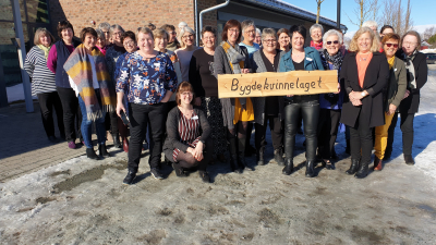 Mange engasjerte medlemmer i Sør-Trøndelag Bygdekvinnelag.