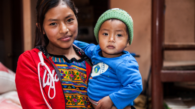20 år gamle Magdali Cruz Pablo er én av de sterke kvinnene Utviklingsfondet jobber med i Guatemala. Hun forteller om store utfordringer med klimaforandringene. Foto: Harald Herland Applaus! film&tv.