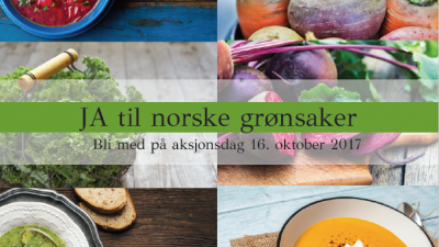 Norske grønsaker er i verdsklasse. Bli med på aksjon!