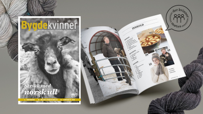 I årets første utgave av Bygdekvinner får du mange varme møter med spennende mennesker. Foto: Ida Westvang.