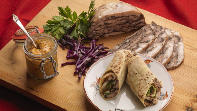 Wrap med ribbesylte. Foto: Anders Henriksen.