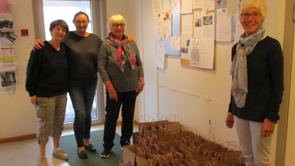 40 poser klare til utdeling.