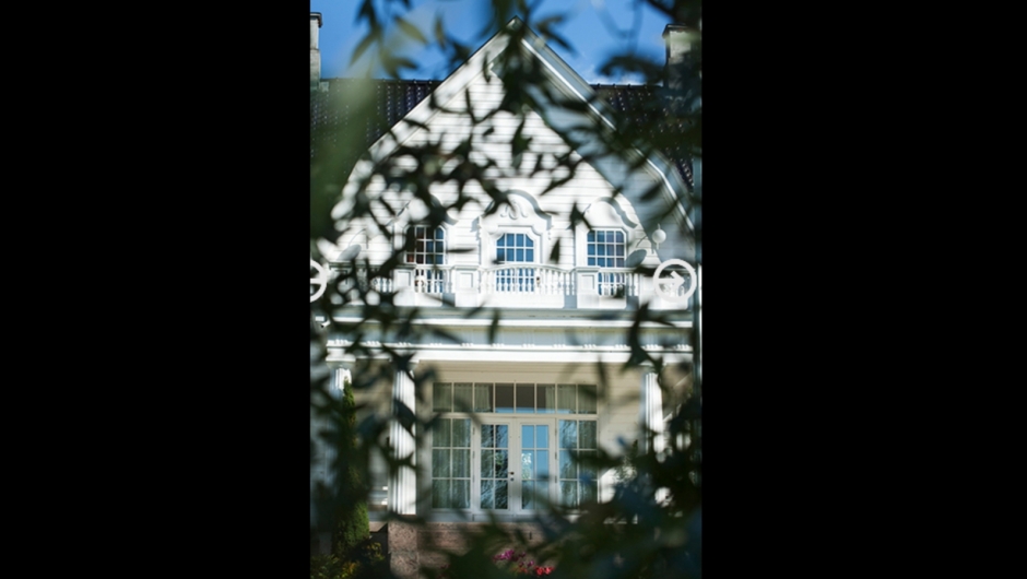 "Direktørboligen" hvor vi spiste middag.