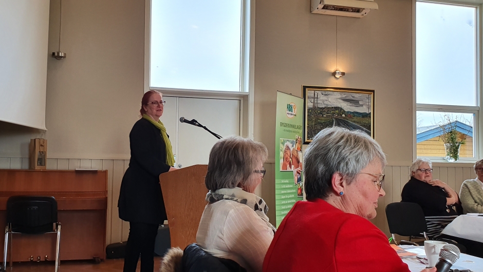 Fremlegging av styrets forslag til resolusjon ved Siv Sommerstad