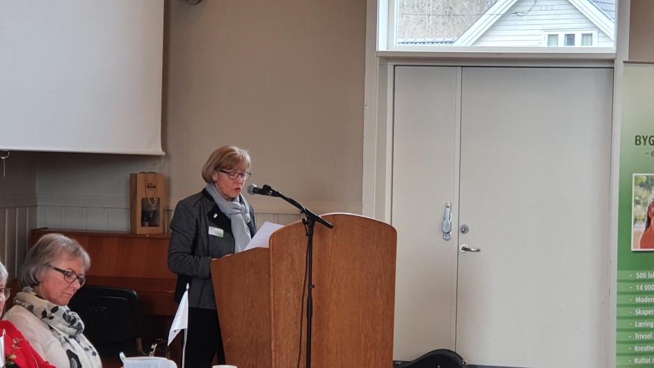 Utdeling av Spiskammersprisen ved juryformann Torunn Solberg