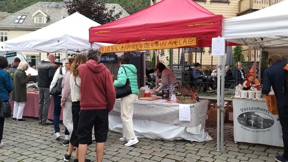 Masse folk på Vangen denne dagen.