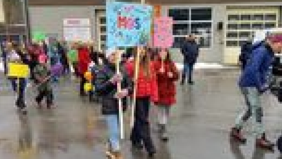 Fra fakkeltoget. Foto: Ingunn Talgøy Fra fakkeltoget. Foto: Ingunn Talgøy