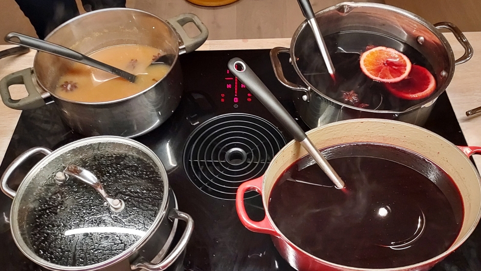 Eplegløgg, solbærgløgg og Gluhwein