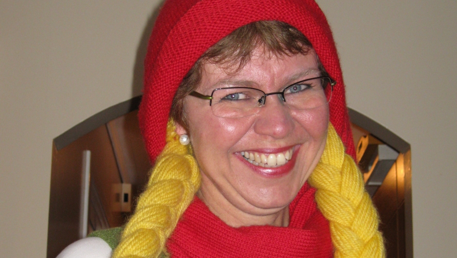 Kathrine har alltid ønske seg lange, lyse fletter. Slik har hun innfridd ønsket.