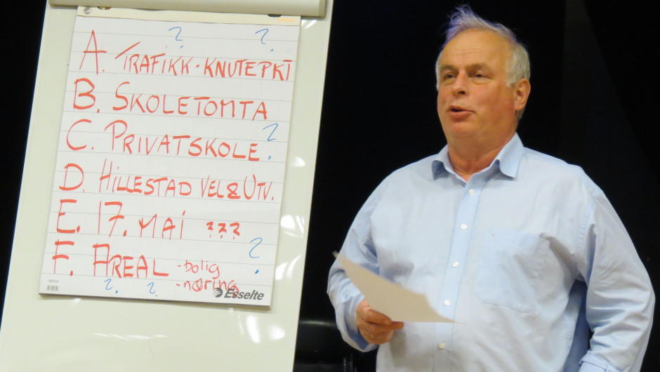 Alf Harlem oppsummerer fra sin gruppe