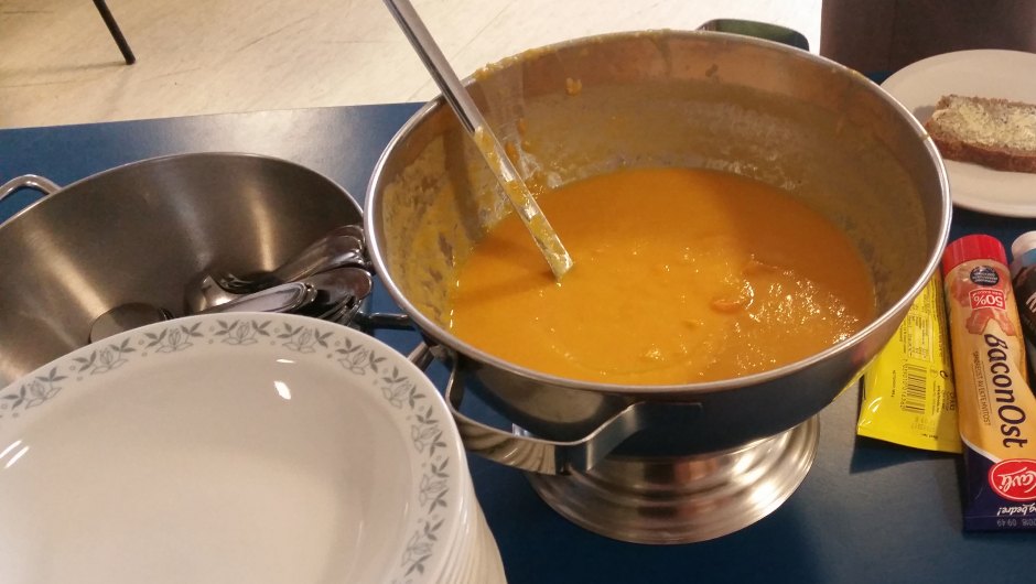 Søtpotetsuppe