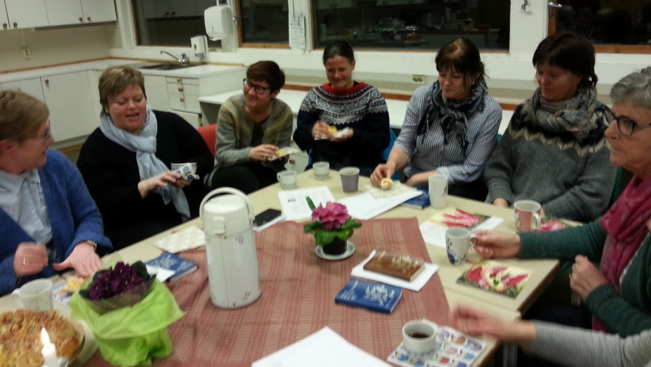 God stemning rundt bordet Foto: Aud-Marit Netteland