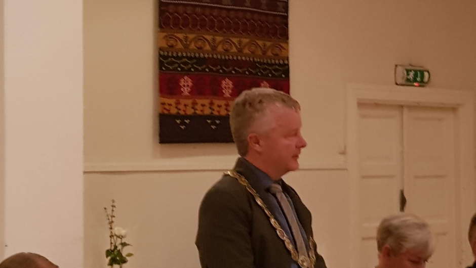 Ordfører Are Karlsen hilste fra kommunen