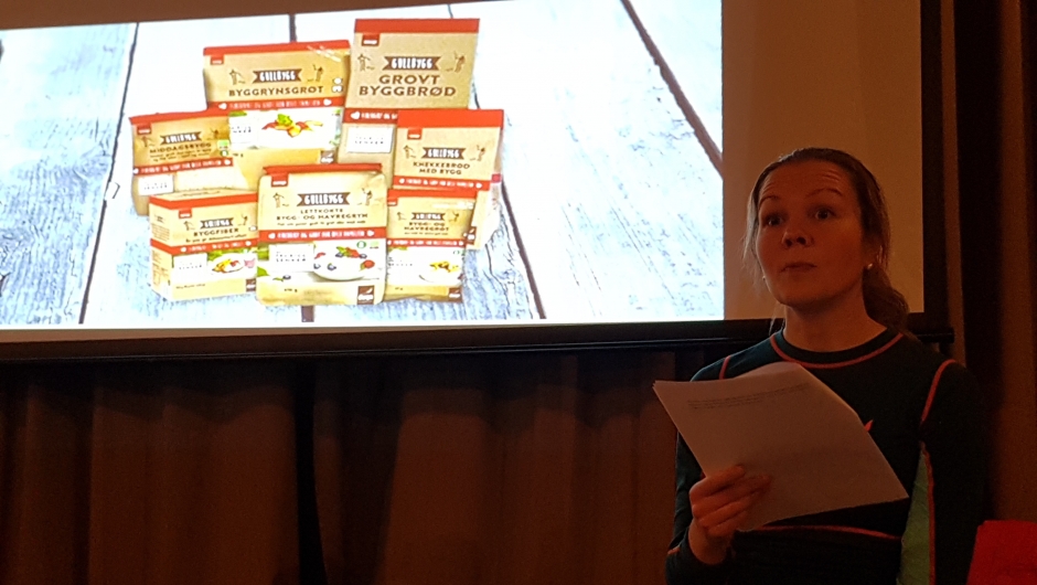 Ernæringsfysiolog Silje Hauge fortel om fordelar med bygg foto: Aud-Marit Netteland Ernæringsfysiolog Silje Hauge fordel om fordelar med bygg foto: Aud-Marit Netteland