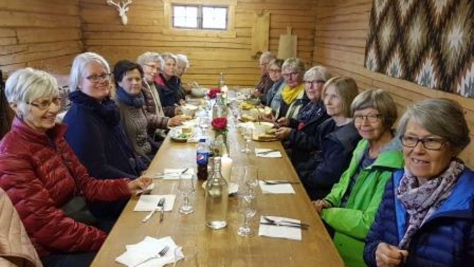 Maten er snart servert!