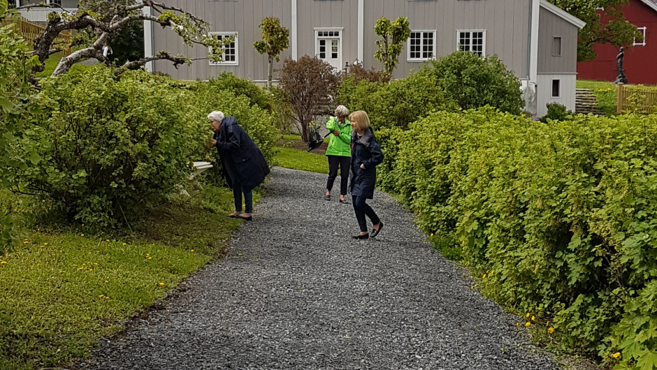 Hovedbygningen med utstillingene