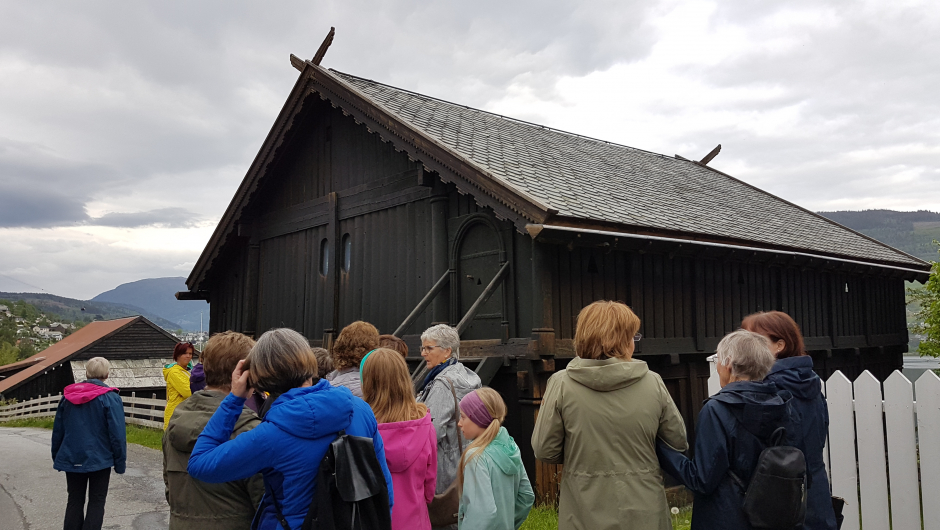 Klar for omvisning i Finneloftet foto: Liv Spilde Klar for omvisning i Finneloftet foto: Liv Spilde