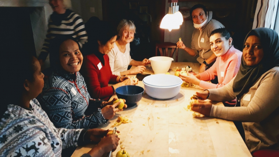 Epleskrelling på epledagen.