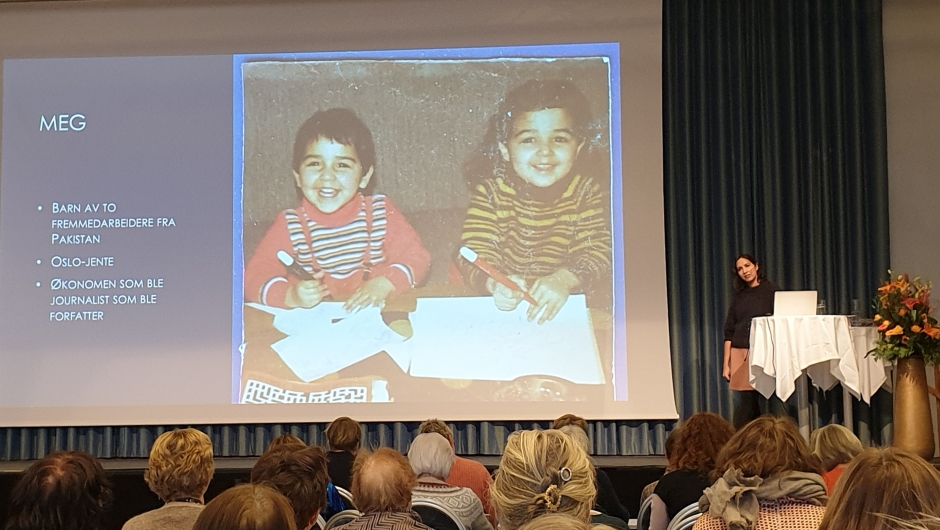 Forfattar Shazia Majid delte ein sterk historie. Foto: M.Hauso Forfattar Shazia Majid delte ein sterk historie. Foto: M.Hauso