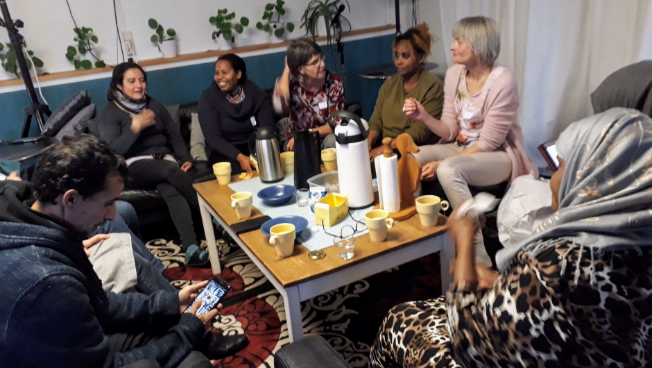 Årets siste kaffepause med nystekte kaker !