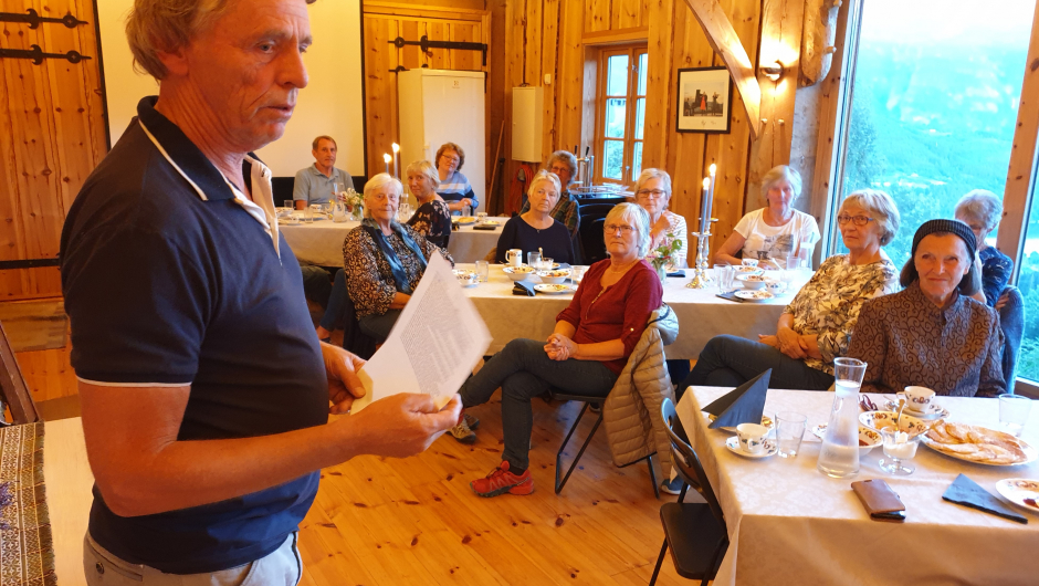 Torbjørn Ljones alias Kvitanesen i Kvemmadokkje. Foto M.Hauso