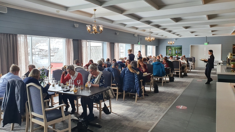 Lunsj på laurdag Foto:Bdb