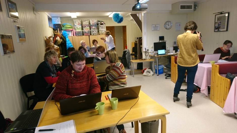 Foto: Evelyn Rabbe Nettkurs 27.01.2018