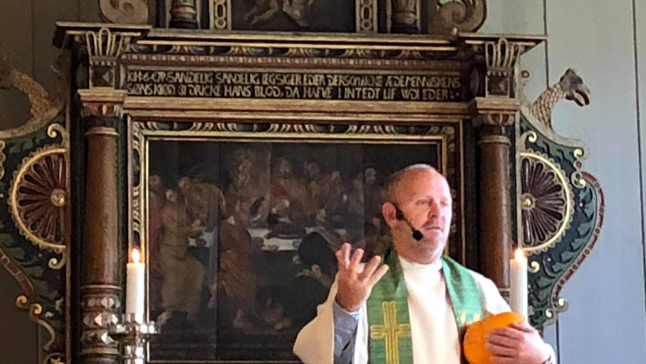 Beint Saaghus fortalte fra Madagaskar. Foto: Kathrine Kleveland Beint Saaghus fortalte fra Madagaskar. Foto: Kathrine Kleveland