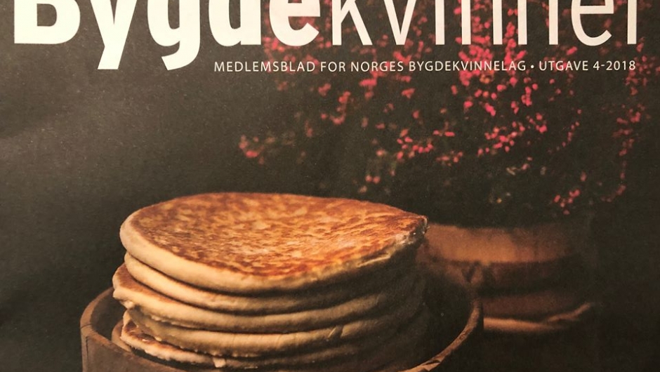 Medlemsbladet nr. 4 2018 Hvor mange vakre tanker kan det ikke komme av ei lefse...