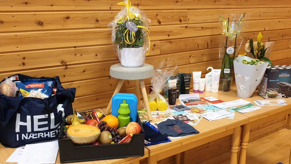 Mange flotte gevinster. Foto: Anita Hollingsæter Mange flotte gevinster. Foto: Anita Hollingsæter