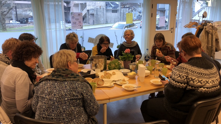 Kurs er også sosialt. Kurs er også sosialt.