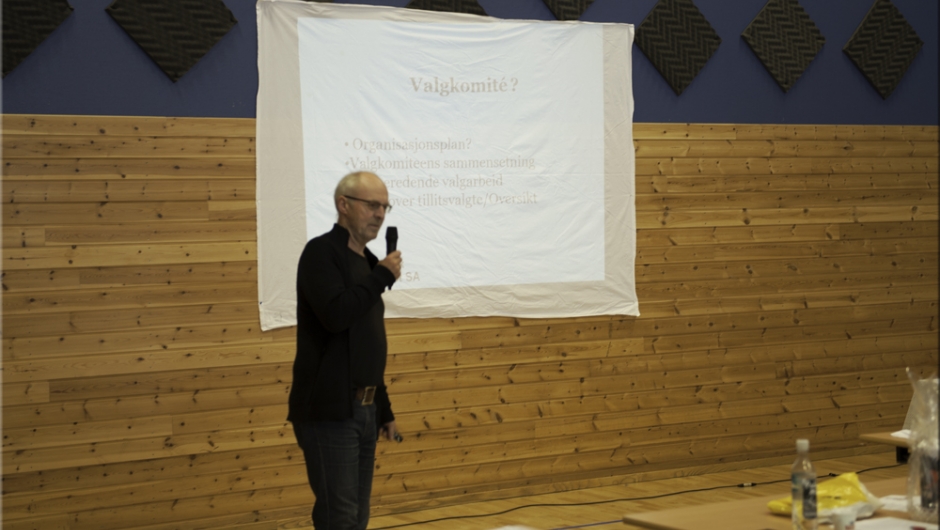 Rune Sjåholm fra Landbruk Nordvest som hadde organisasjons kurset. Rune Sjåholm fra Landbruk Nordvest som hadde organisasjons kurset.
