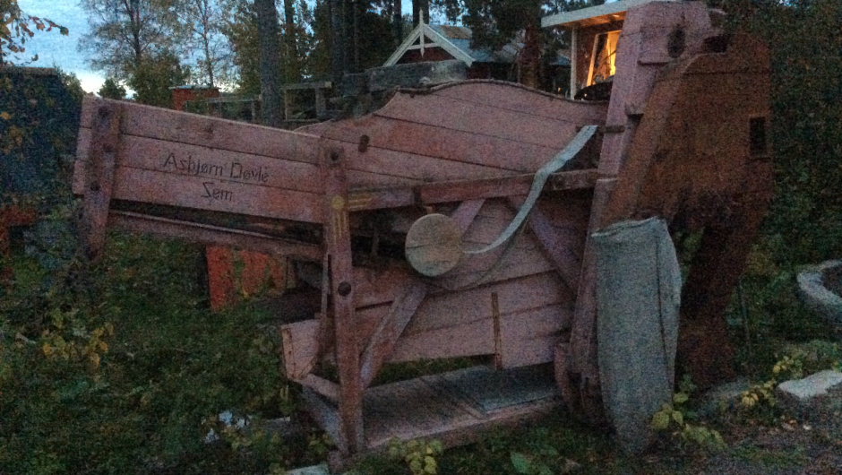 Treskeverk fra Døvle på Sem