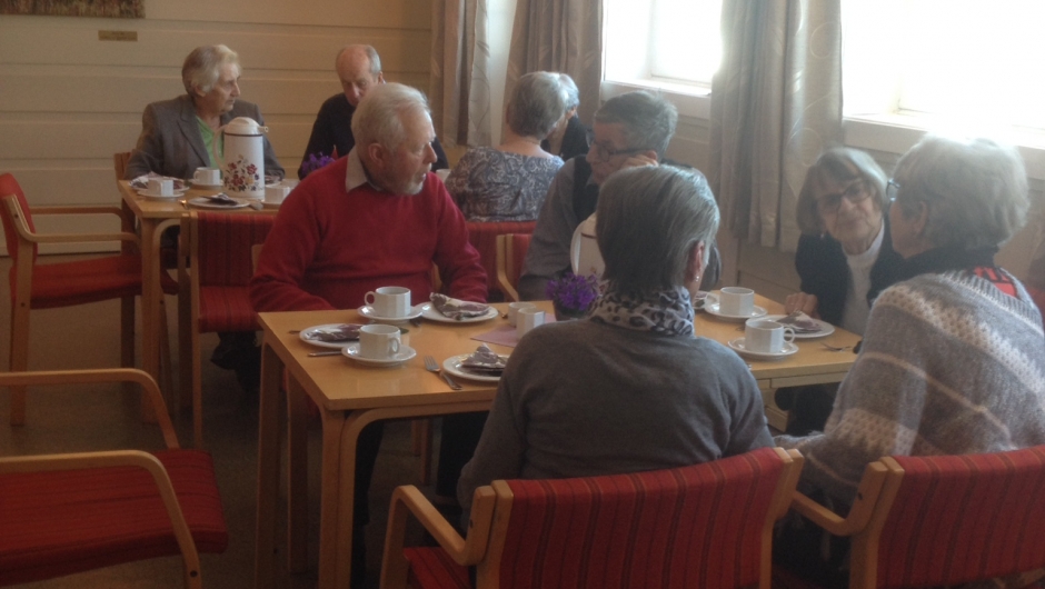 Noen av oss til stede.