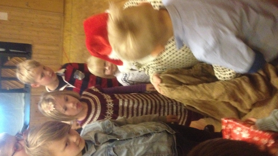 Og alle barna fikk pose