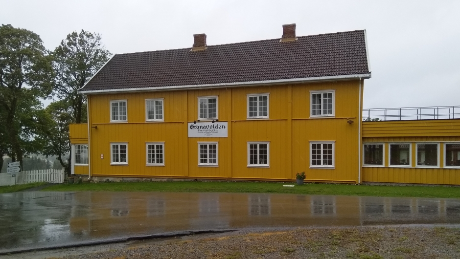 Granavolden i regn Granavolden i regn