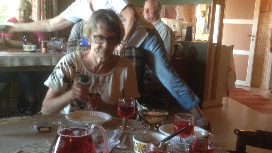 Deilig grøt synes Ingegjerd.