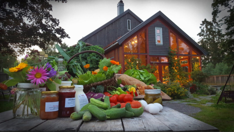 Holt gård i sommerskrud