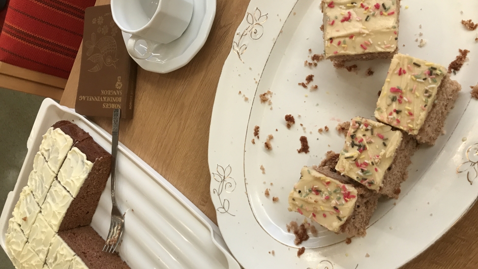 Litt kaker igjen….