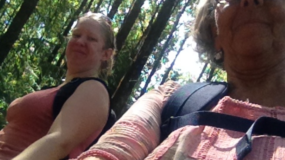 Tove og Jorunn var de som møtte opp i dag.