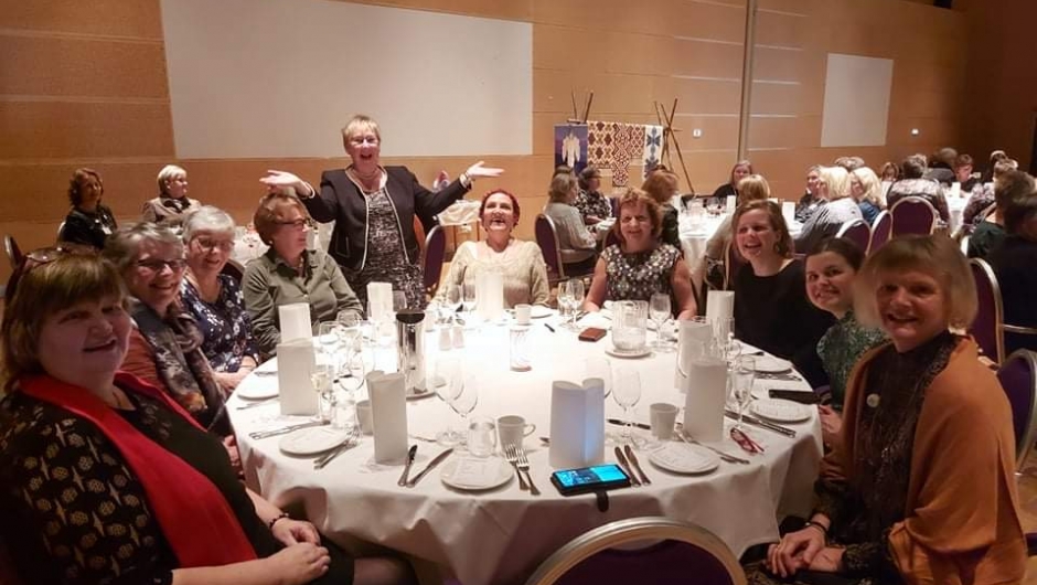 Festmiddag laurdag med alle frå Bjørgum.