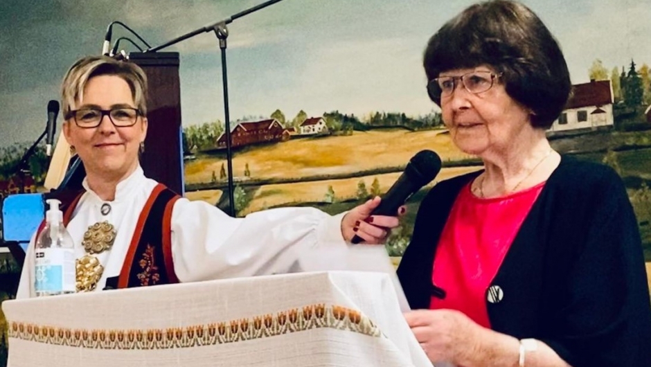 Grethe Paulshus og Aase Saxebøl Grethe Paulshus og Aase Saxebøl