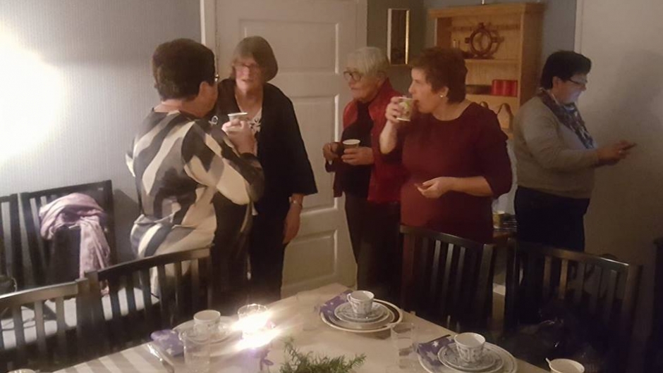 Alle fikk gløgg da de kom