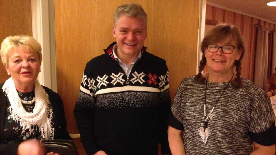 Bonden svarte på spørsmål fra en engasjert forsamling