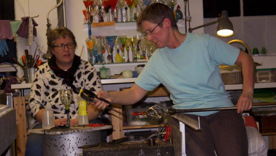 Nordlysglasset tar form