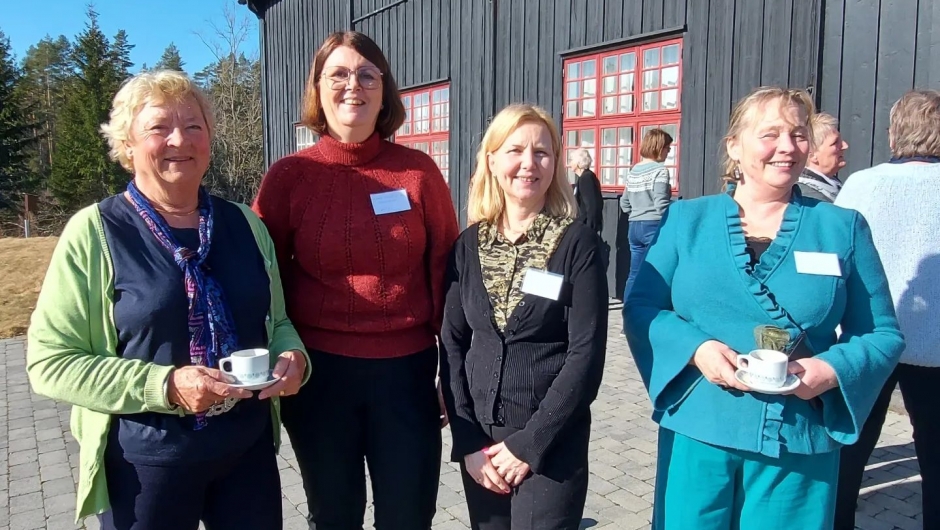 Karin Grimsrud, Anne M. Haugerud, Trude S. Andersen og Marit Solli var tilstede