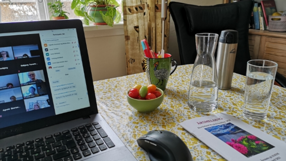 Turid D. klar for møte Foto: Turid D.