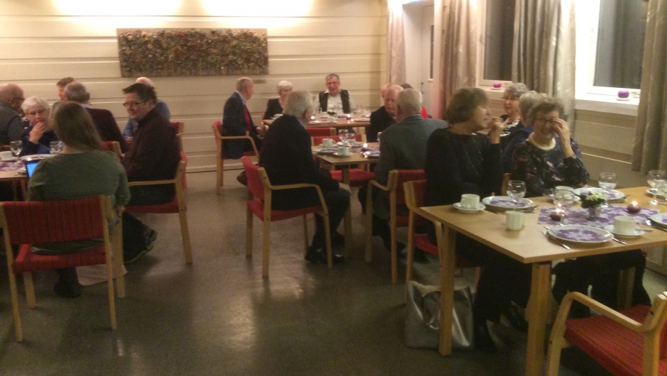 Ikke mulig med langbord i år....