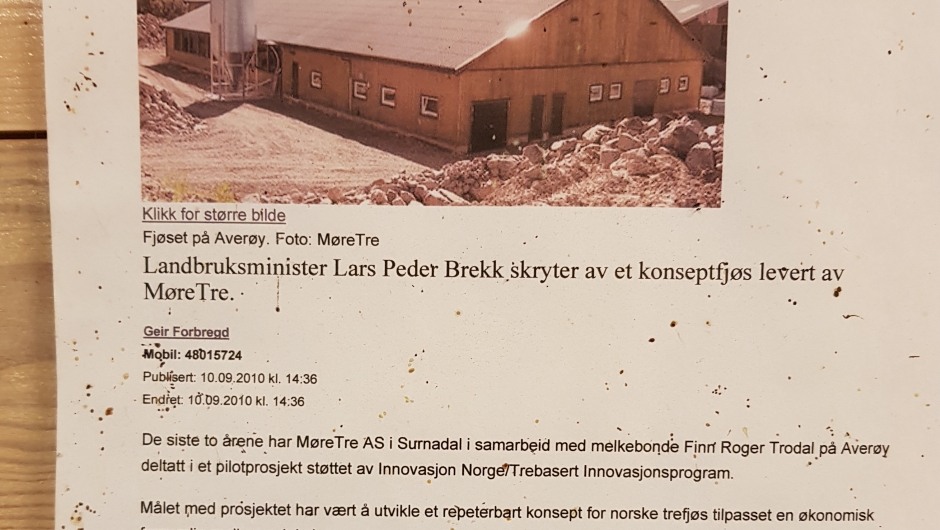 Trefjøset til Finn Roger Trodal