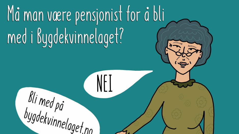 Bli medlem i Bygdekvinnelaget